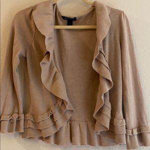 I-N-C cream cardigan EUC